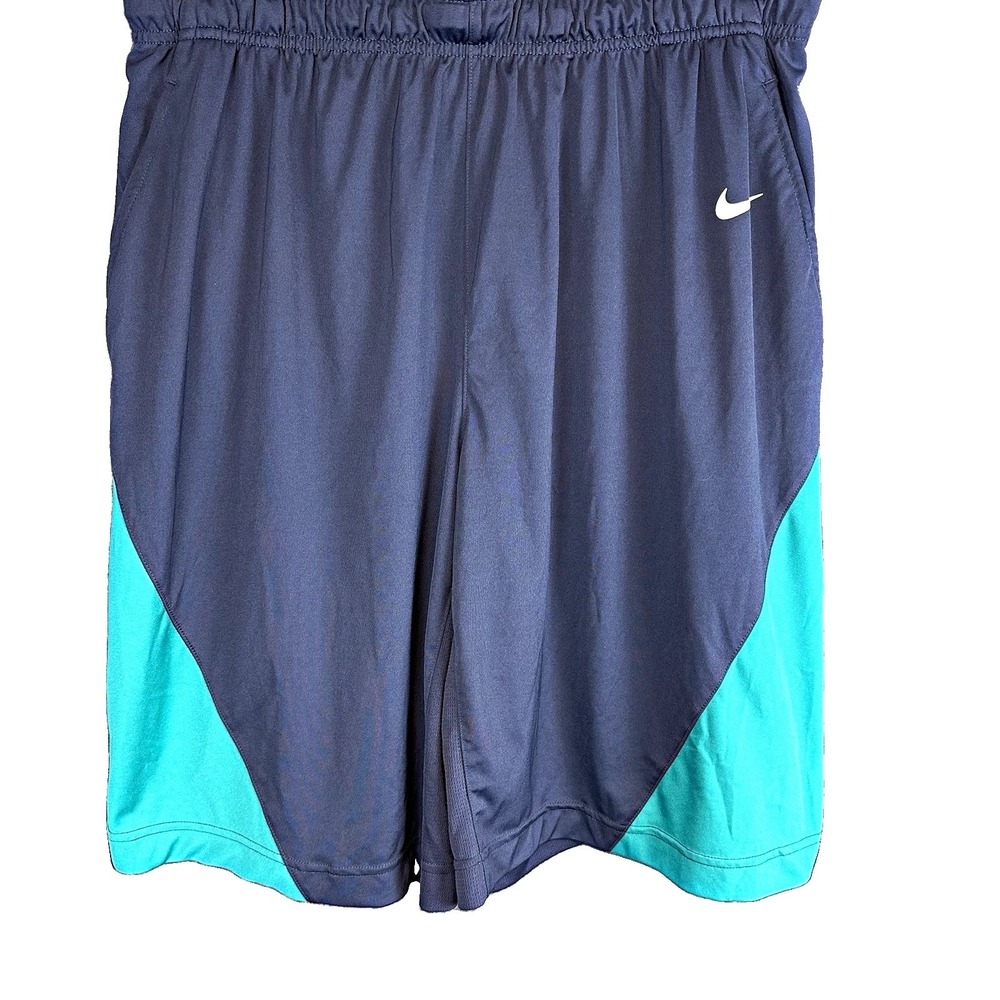 Nike Dri-FIT Seattle Mariners MLB Mens Athletic Shorts L Colorblock Pockets Game